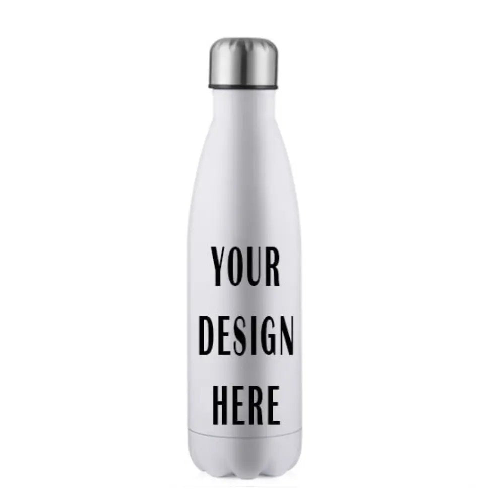 Customizable lettering 17oz Stainless Steel Water Bottle